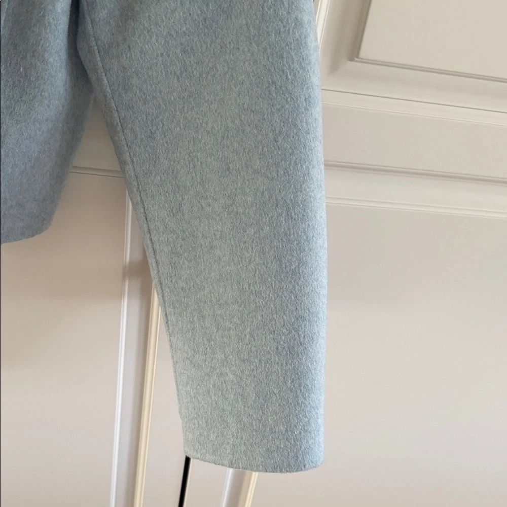 Banana Republic Wool cropped boxy jacket in Sea Glass Heather Blue. NWT fits XS* - Picture 6 of 13